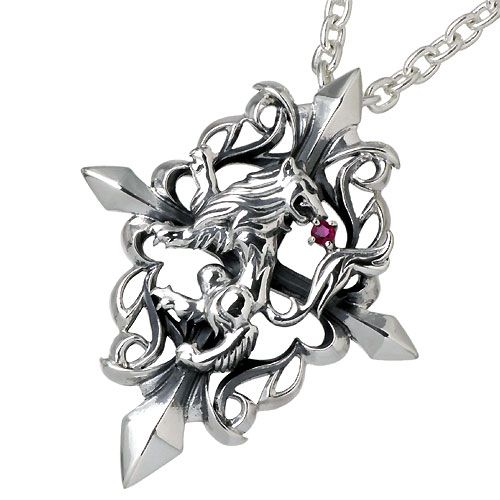 ウルフマンB.R.S WOLFMAN B.R.S ペンダントトップ メンズ シルバー ジュエリー セイント ウルフ 925 スターリングシルバー NW-P-01