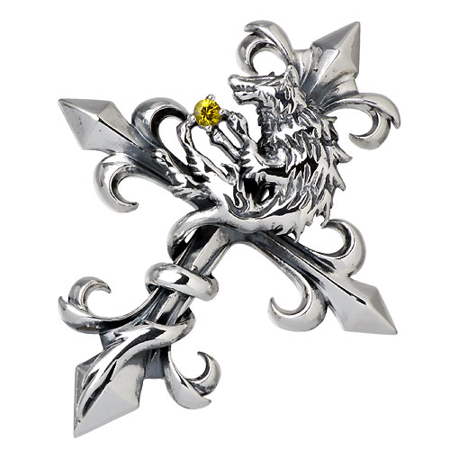 ウルフマンB.R.S WOLFMAN B.R.S ペンダントトップ メンズ シルバー ジュエリー セイクリッド ウルフ 925 スターリングシルバー NW-P-...