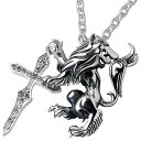 【ポイント5倍!マラソン期間中!】 ウルフマンB.R.S WOLFMAN B.R.S ブレイブ ウルフ シルバー ネックレス アクセサリー チェーン付 シルバー925 スターリングシルバー NW-P-03-CL100