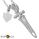 ウルフマンB.R.S WOLFMAN B.R.S ネックレス メンズ シルバー ジュエリー ブレードS ブルーダイヤモンド 925 スターリングシルバー WO-...
