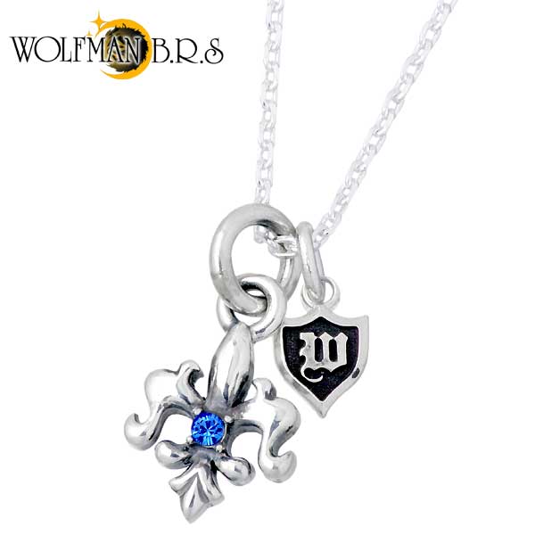 ウルフマンB.R.S WOLFMAN B.R.S カットアウト フレアチャーム シルバー ネックレス アクセサリー シルバー925 スターリングシルバー WO-...