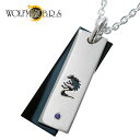 【ポイント5倍! 3日まで! 】 ウルフマンB.R.S WOLFMAN B.R.S ネックレス レディース シルバー ジュエリー ウルフ チタンW 925 スタ...