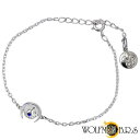 ウルフマンB.R.S WOLFMAN B.R.S ムーンウルフw ムーン シルバー ブレスレット アクセサリー 合成サファイア シルバー925 スターリングシル...