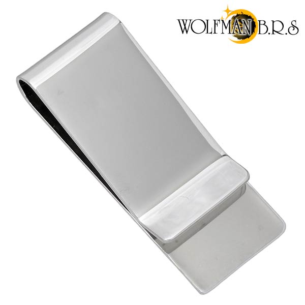 LIFE ＆ JEWELRY シーズ ロッソのウルフマンB.R.S WOLFMAN B.R.S マネークリップ ムーンウルフコイン メンズ WO-MC-10｜アングル2