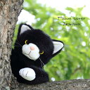 ティッシュカバー アニマルテッシュカバー黒猫 ぬいぐるみ 【Jack(ジャック)】【日本製】【干支】【SIESTA】