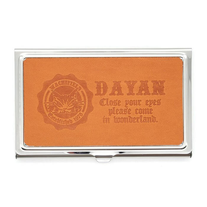 SIESTA webのわちふぃーるど（Wachifield）／ステンレスカードケース（キャメル）ダヤン 猫 wf202507aSIESTA｜アングル2