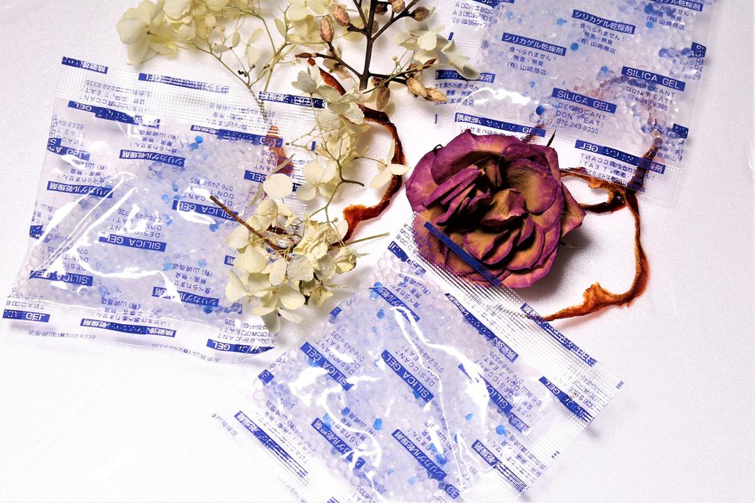 押し花 保存用乾燥剤 （シリカゲル10g青粒入)×【15個】【送料200円】【乾燥した花を長期保存するための乾燥剤】 押し…