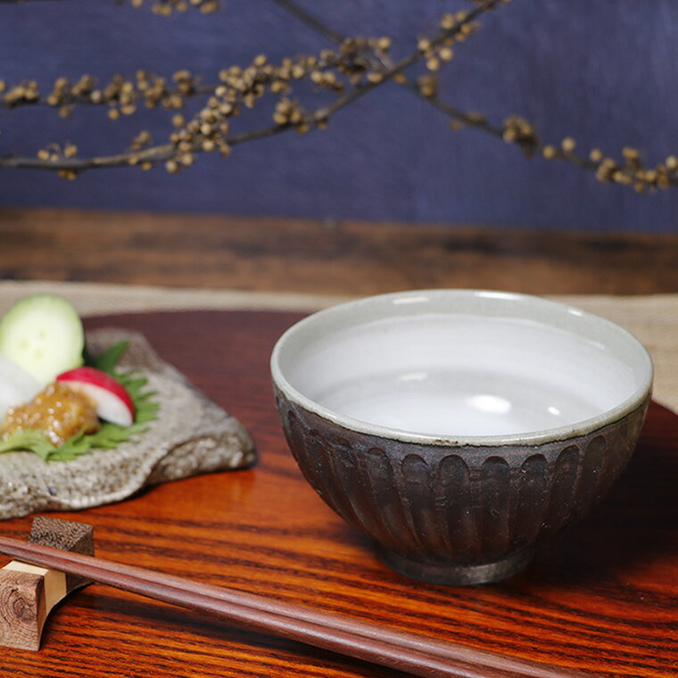 信楽焼 飯碗 お茶碗 おしゃれ 食器 飯茶碗 和食器 中鉢 陶器 ボウル 和風 結婚祝い 茶碗 飯椀 食器 銀河飯碗(小) w409-08