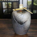 【今だけ限定10%OFFクーポン配布中】信楽焼 和風 おしゃれ 泉電動つくばい 陶器つくばい 循環 水琴窟 水流 蹲 筧 かけひ すいきん 箱庭 カケヒ 湧き水 dt-0039