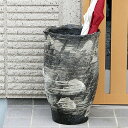 信楽焼 和風 おしゃれ 星雲刷毛目傘立て 陶器 かさたて 傘入れ アンブレラスタンド 壷 しがらき カサタテ 玄関 インテリア 玄関 インテリア 傘立て陶器 傘...