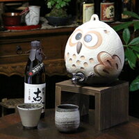 【38時間限定15%OFFクーポン配布中】信楽焼 和風 おしゃれ 焼酎が美味しくなると評判の 焼酎サーバー ふくろう焼酎サーバー 陶器サーバー サーバー フクロウサーバー ss-0099