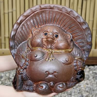【2月1日限定11%OFFクーポン】信楽焼 狸 9号 信楽焼たぬき 手づくりたぬき 縁起物タヌキ 陶器タヌキ たぬき置物 やきもの しがらきやき 焼き物 狸 タヌキ 信楽 たぬき 古狸菴たぬき tt-0125 [2]