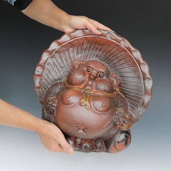 信楽焼 狸 信楽焼たぬき 手づくりたぬき 縁起物タヌキ 陶器タヌキ たぬき置物 やきもの しがらきやき 焼き物 狸 タヌキ 信楽 たぬき 古狸菴たぬき tt-0142 [3]