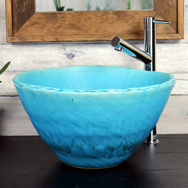 手洗い鉢 陶器洗面 信楽焼 洗面ボウル 手洗器 洗面ボール トイレ用 手洗鉢 陶器 洗...