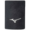 ミズノ リストバンド(1個入り) ブラック Mizuno 12JY6Y0209