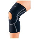 ミズノ サポーター(ヒザ用/左右兼用/1枚入り) ブラック×シルバー Mizuno 50MS31091(4)