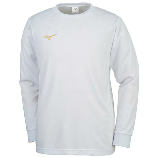 【送料無料】ミズノ Tシャツ(長袖) ホワイト Mizuno 32JA813201 【送料無料】ミズノ Tシャツ(長袖) ホワイト Mizuno 32JA813201