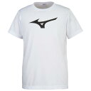 【送料無料】ミズノ Tシャツ ホワイト×ブラック Mizuno 32JA815501