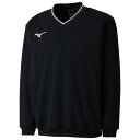 ミズノ スウェットシャツ(中厚) ブラック Mizuno 62JC800109