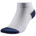 【送料無料】ミズノ ランニングソックス ホワイトxネイビー Mizuno J2MX800574