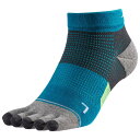 【送料無料】ミズノ ランニングソックス5本指ソックス ディープブルー Mizuno J2MX800125