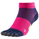 【送料無料】ミズノ ランニングソックス5本指ソックス マゼンタ Mizuno J2MX800164