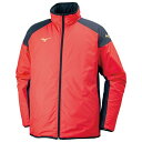 【送料無料】ミズノ ベーシックウォーマーシャツ チャイニーズレッド Mizuno P2JE750162