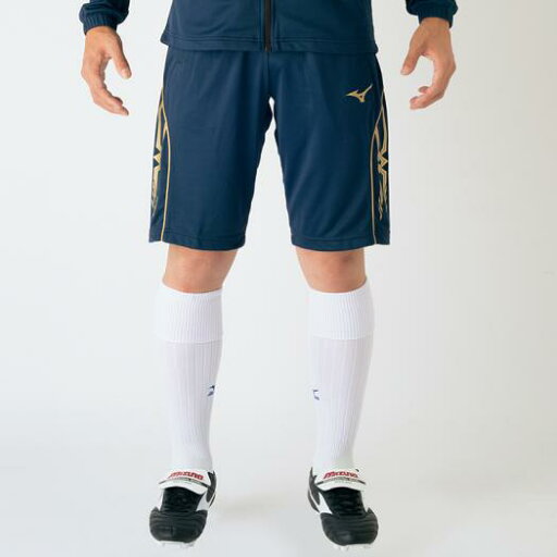 【送料無料】ミズノ ウォームアップハーフパンツ メンズ ネイビー Mizuno P2MD708114 【送料無料】ミズノ ウォームアップハーフパンツ メンズ ネイビー Mizuno P2MD708114
