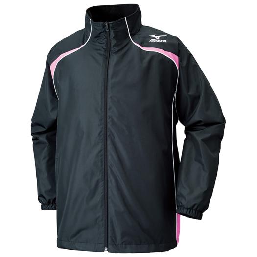 【送料無料】ミズノ ウィンドブレーカーシャツ(バスケットボール) ブラック×ピンク×ホワイト Mizuno W2JE650198