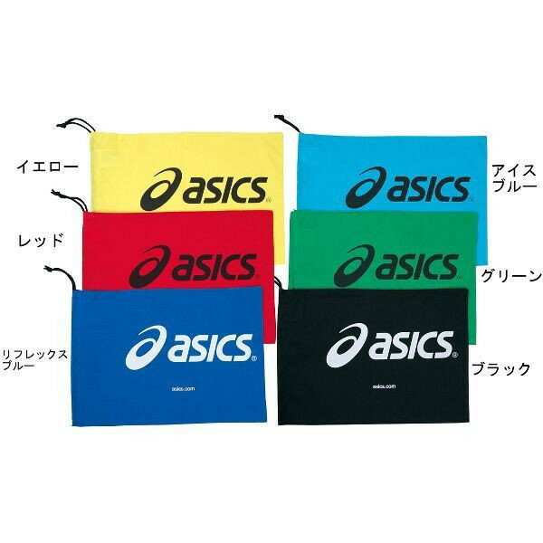 【送料290円】アシックス シューバッグ（M） レッド asics TZS986 23