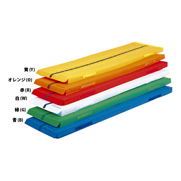 EKM431-90 エコカラーハーフマット連結滑止 白 EVERNEW 学校体育器具