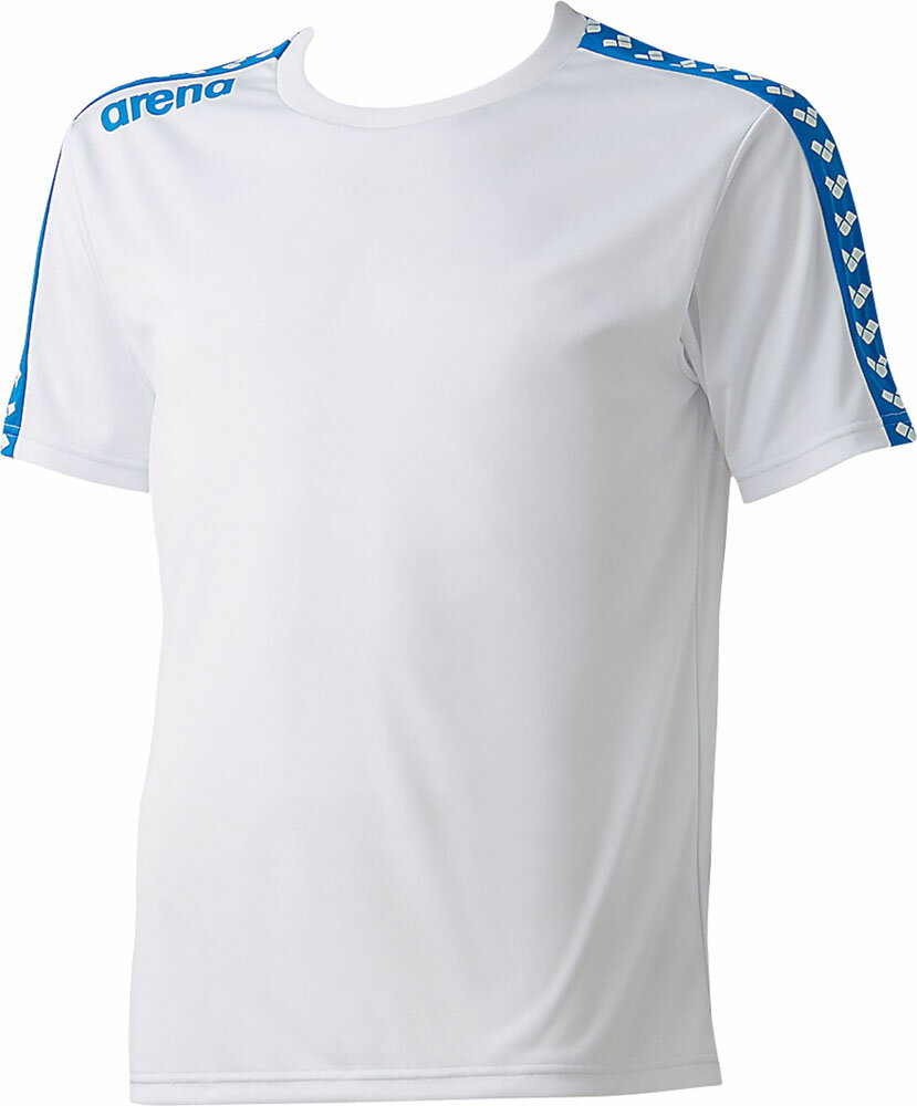 アリーナ チームラインTシャツ ホワイト arena ARN6331 WHT