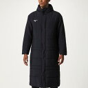 【在庫処分】【送料無料】ミズノ 中綿ベンチコート Dネイビー×Dネイビー Mizuno 32JE8663 14