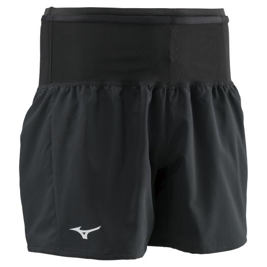 【送料無料】ミズノ ランニングマルチポケットパンツ(メンズ) ブラック×ブラック Mizuno J2MB851090