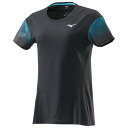 【在庫処分】ミズノ ランニングTシャツ［レディース］ ブラック Mizuno J2MA8701 09