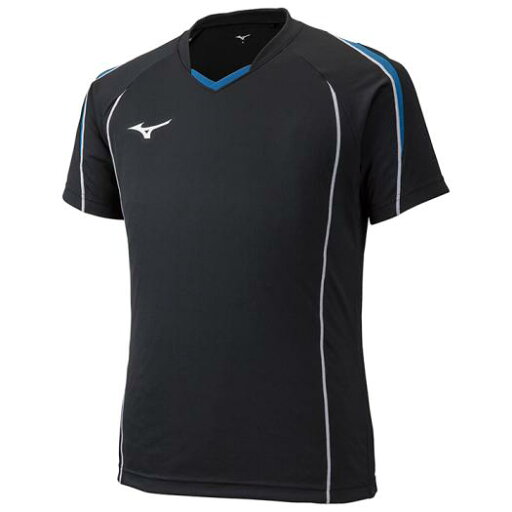 【送料290円】ミズノ ゲームシャツ(バレーボール) ブラック×ブルー Mizuno V2MA908792 【送料290円】ミズノ ゲームシャツ(バレーボール) ブラック×ブルー Mizuno V2MA908792