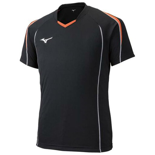 【送料290円】ミズノ ゲームシャツ(バレーボール) ブラック×オレンジ Mizuno V2MA908794 【送料290円】ミズノ ゲームシャツ(バレーボール) ブラック×オレンジ Mizuno V2MA908794