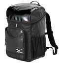 【送料無料】ミズノ ワーキングバックパック25L ブラック Mizuno C3JDB90309(4)