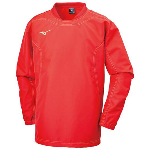 ミズノ タフブレーカーシャツ チャイニーズレッド Mizuno 32ME918262 ミズノ タフブレーカーシャツ チャイニーズレッド Mizuno 32ME918262