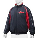 【送料無料】ミズノ グラウンドコート ネイビー×レッド Mizuno 12JE9G3314