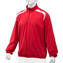 【送料無料】ミズノ ハーフZIPジャケット レッド Mizuno 12JE9V3162