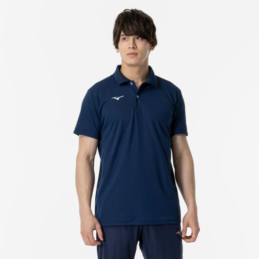 ミズノ ゲームシャツ(ポロシャツ)（ユニセックス） ドレスネイビー Mizuno 32MA967014