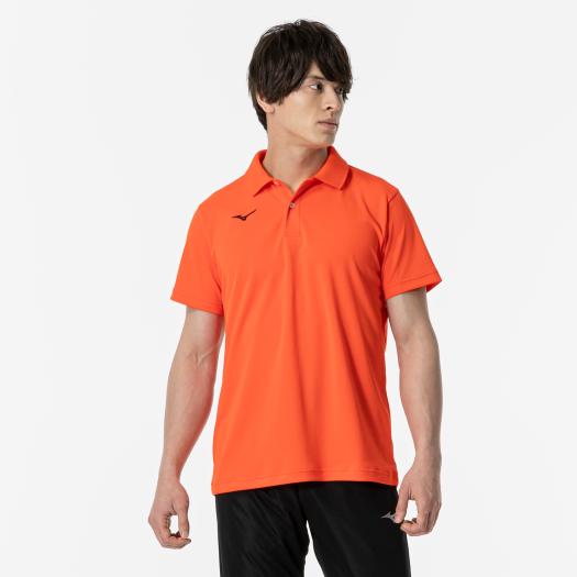 ミズノ ゲームシャツ(ポロシャツ)（ユニセックス） フレイムオレンジ Mizuno 32MA967054