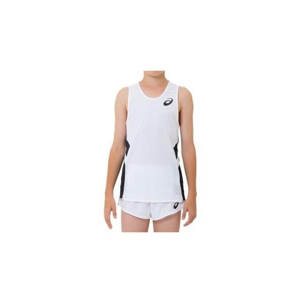 【送料無料】アシックス Jr.ランニングシャツ ブリリアントホワイト asics 2094A001 100