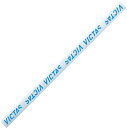 【送料無料】ヴィクタス VICTAS サイドテープ LOGO シルバー×ブルー VICTAS 044 ...