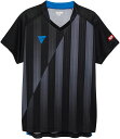 【在庫処分】ヴィクタス ★在庫処分!お買い得!★VICTAS ユニセックス ゲームシャツ V‐NGS052 ブラック VICTAS 031467 0020