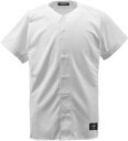 【送料290円】デサント フルオープンシャツ 野球・ソフトボール Sホワイト DESCENTE STD83TA SWHT