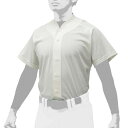 【送料無料】ミズノ シャツ/オープンタイプ/小衿付(野球) アイボリー Mizuno 12JC0F4448