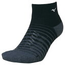 【送料290円】ミズノ BIO GEAR SONICソックス(ショート)(ユニセックス) ブラック Mizuno V2MX011109