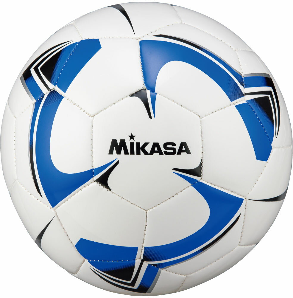 ミカサ サッカーボール 4号球 レクレーション用 ホワイト×ブルー MIKASA F4TPVWBLBKのサムネイル